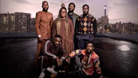 Dudu Busani Dube With The Zulu Brothers From The Wife
