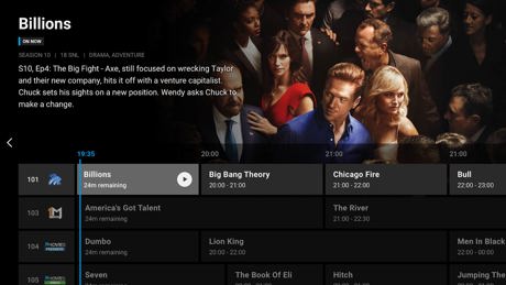 Dstv App UI New Live TV
