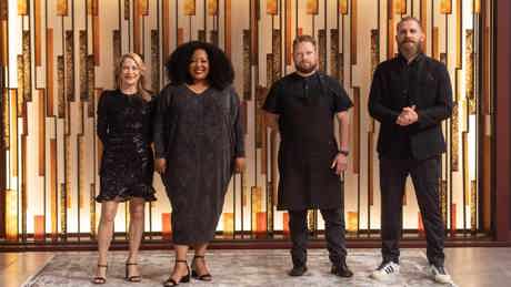 Masterchef EP20 FINALE Judges Justine Drake, Zola Nene, Kobus And Gregory Czarnecki 3 MGL6618