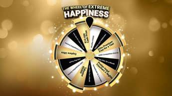Spin the Wheel of Happiness & win with Rewards  