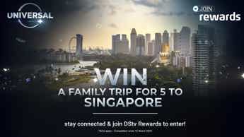 Win a trip to Singapore with Universal+