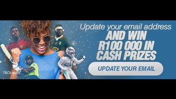 Update your details and stand a chance to win!
