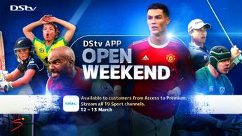 Live sporting action all weekend on the DStv App