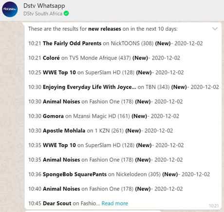 Dstv Whatsapp 3