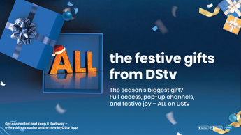 Get more festive gifts from DStv – your season of joy starts here 